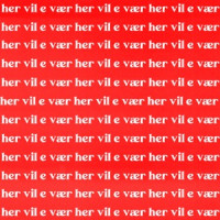 Synne Vo - Her vil e vær